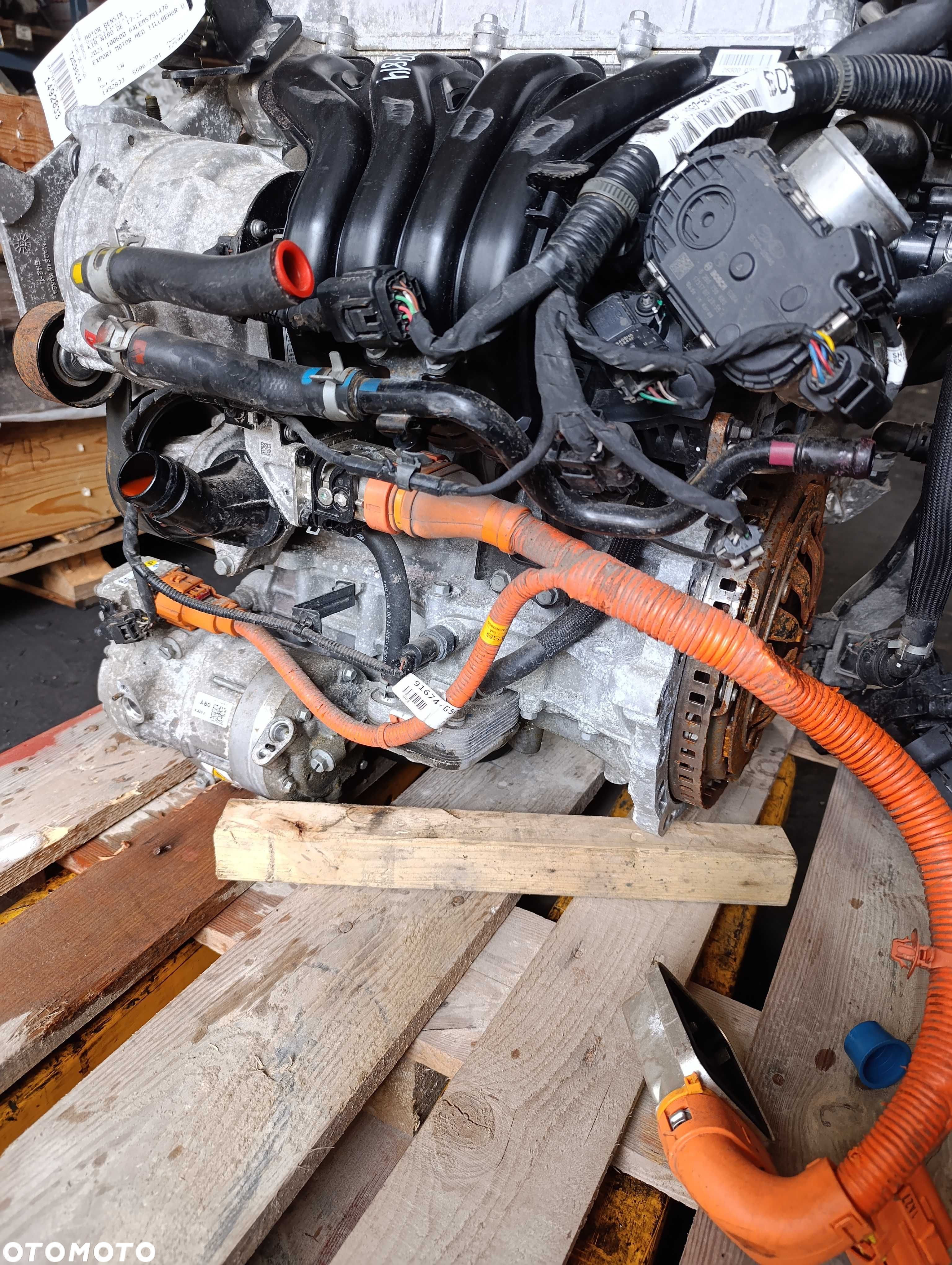 Silnik 1.6 G4LE Kia Niro Kompletny z osprzętem - 2