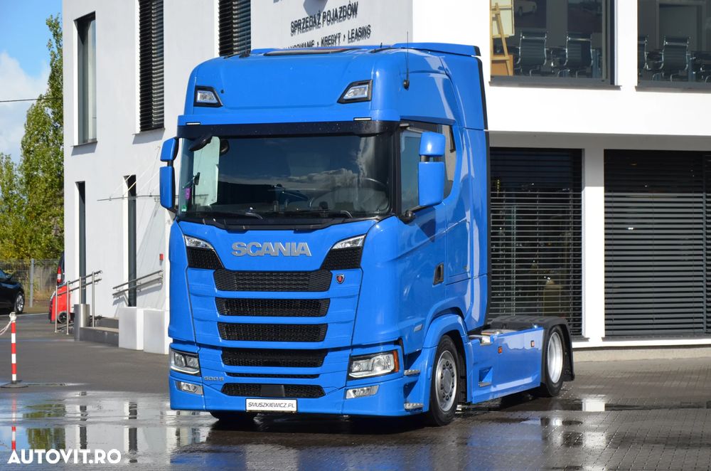 Scania S 500 / MEGA / 2023r / ACC / KLIMA P. / FULL LED / FULL AIR / WAGA / DE 3574 - 1