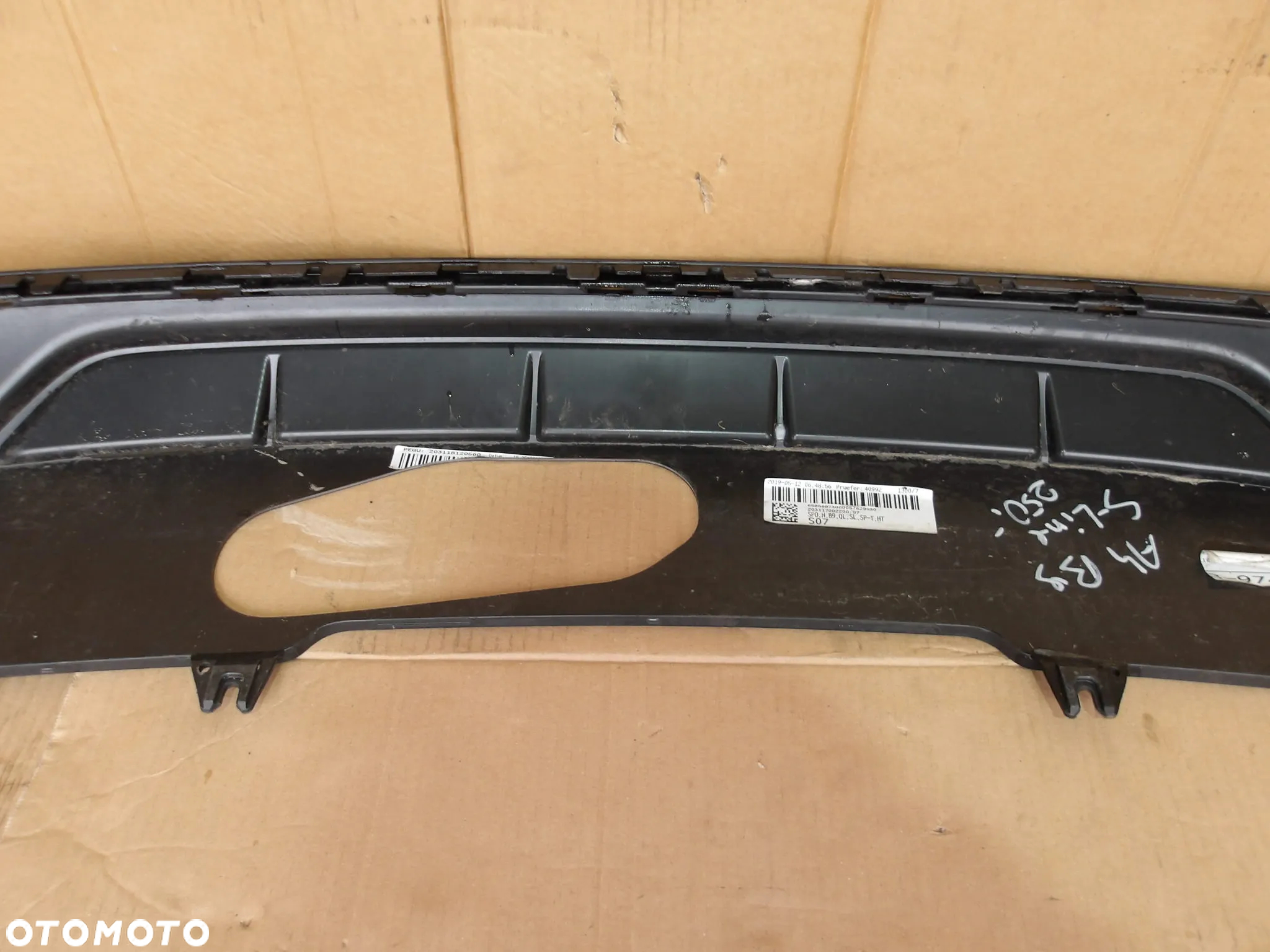 DOKLADKA ZDERZAKA TYL AUDI A4 B9 S LINE LIFT 8W0807521S - 10