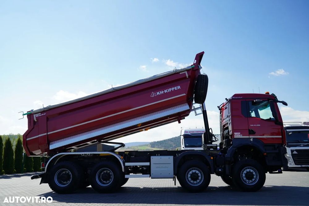MAN TGS 41.480 / 8X6 / BASCULATOR / AUTOMAT / NOU-NOUȚ / ECHIPAMENTE FOARTE BOGATE / - 6