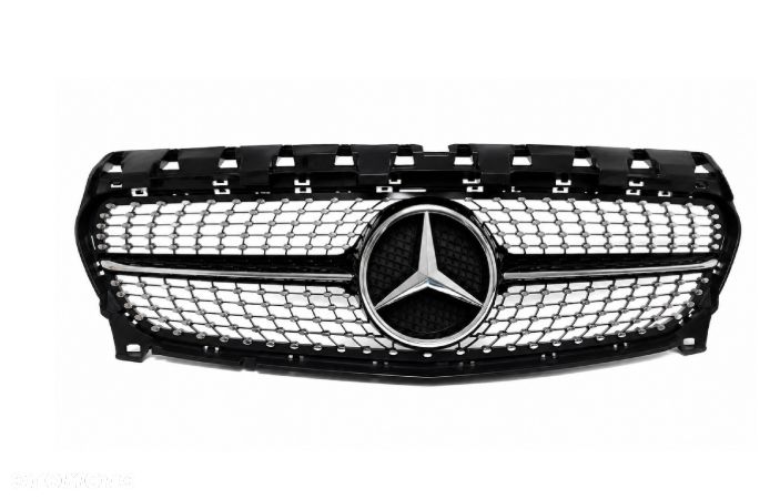 Atrapa Przednia Grill Czarny Diamond Mercedes-Benz CLA W117/ C117 2016–2019