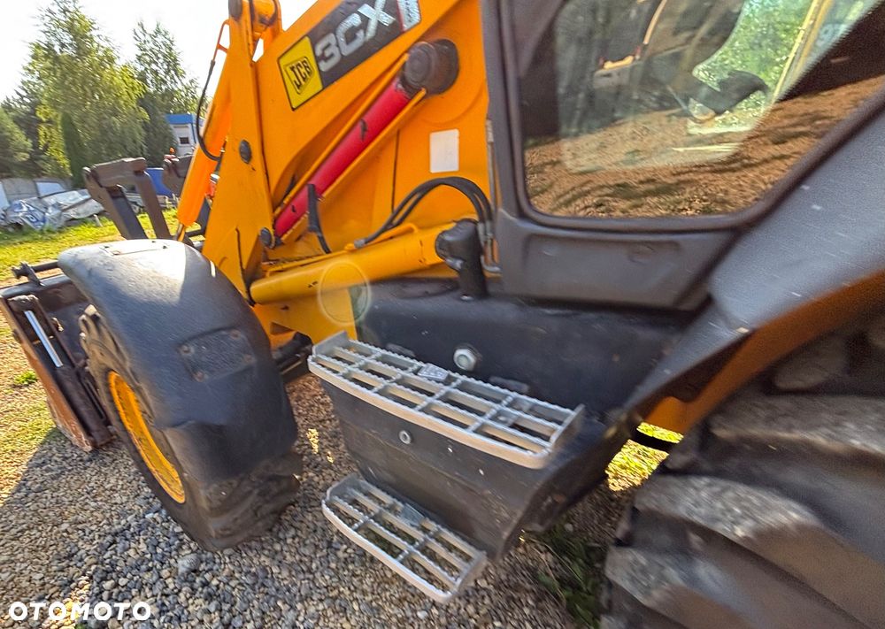 JCB 3CX CONTRACTOR 2007r koparko ładowarka 4x4  teleskop widły rekin - 17