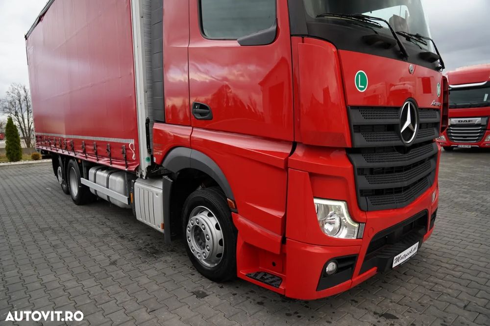 Mercedes-Benz ACTROS / 2545 / CORTINĂ / 6x2 / I-PARK COOL / BIG SPACE / WIELTON / 2021 - 7