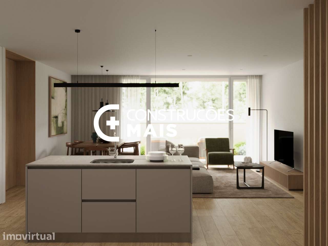 Apartamento T1 Novo, Leiria. - Grande imagem: 3/10