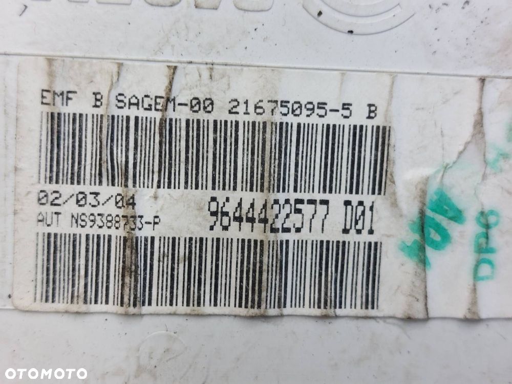 WYŚWIETLACZ CITROEN C5 I 21656482-0 9644422577 - 4