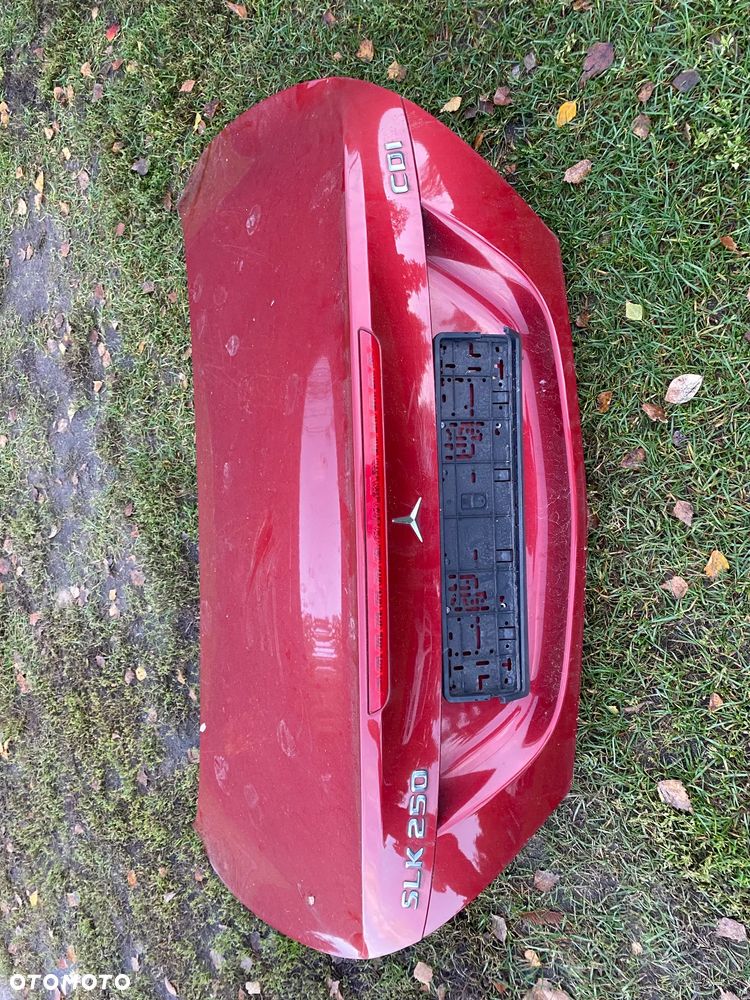 MERCEDES slk 172 kompletna tylna klapa kolor 996 igla - 1