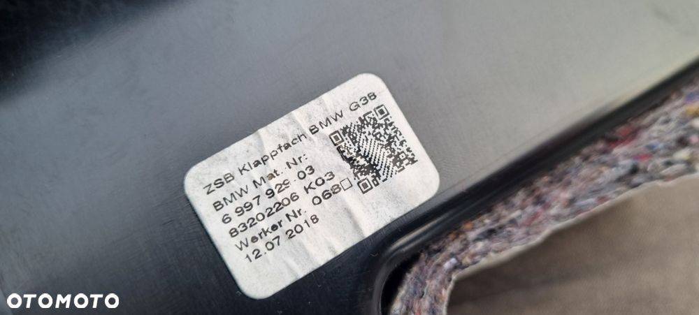 BMW 5 G30 G31 2016- Schowek deski Oryginał Demontaż Europa - 6