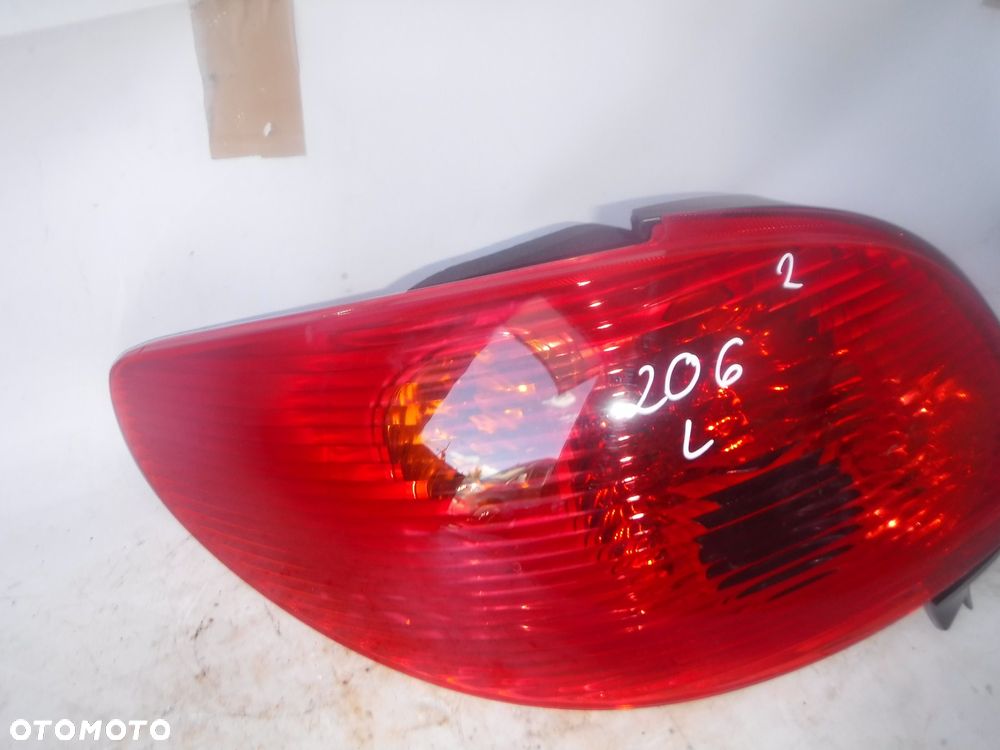 peugeot 206 lampa nowa oryginał wkład tył lewa tylna - 6