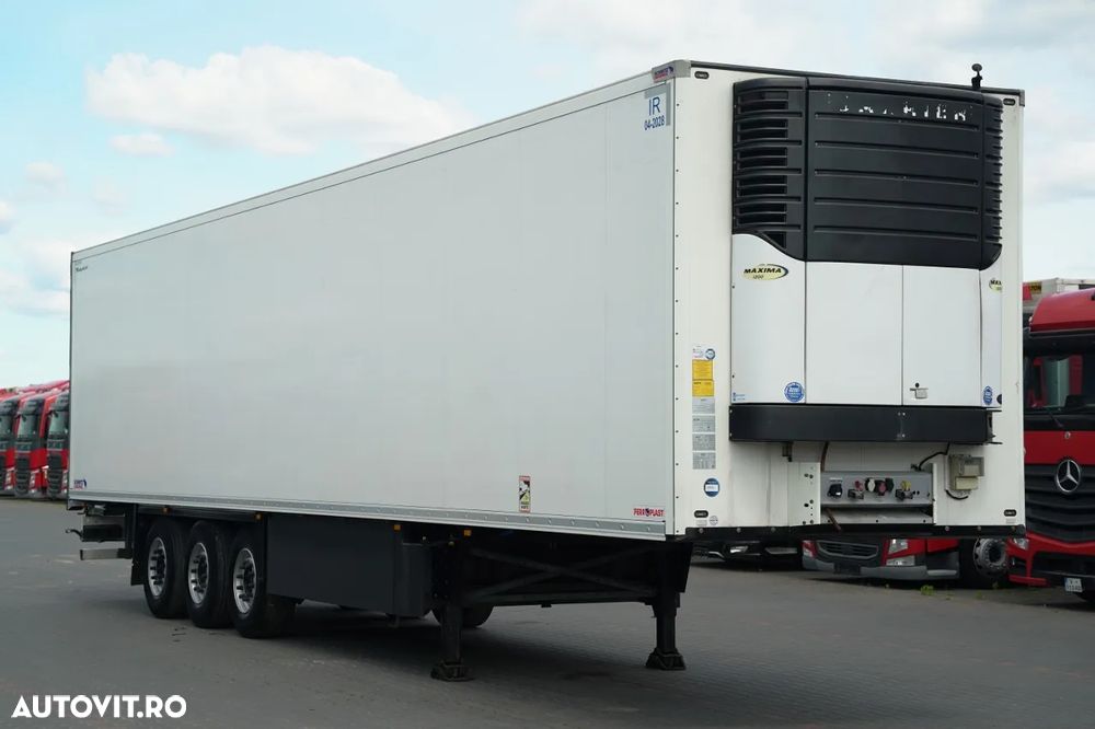 Schmitz Cargobull CAMION FRIGORIFER / TRANSPORT MAXIMA 1300 / AXĂ RIDICATĂ / COȘ PENTRU PALEȚI - 8