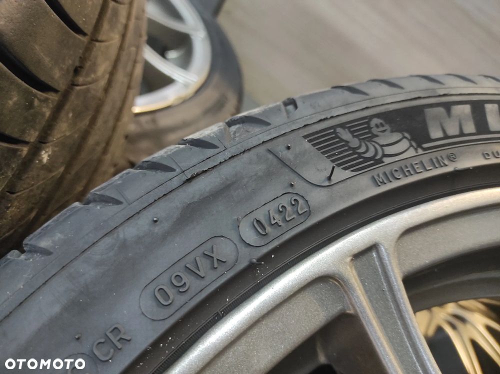 FELGI OPONY KOŁA ALUFELGI 5X100 5X112 7.5J R18 ET45 225/40/R18 2022ROK LATO MICHELIN KOMPLET VW AUDI SEAT SKODA WYSYŁKA !!!! - 7