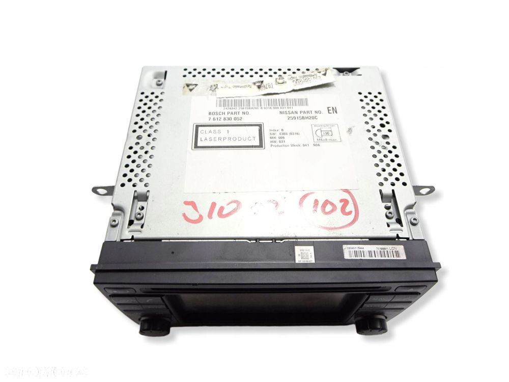 radio cd nissan qashqai j10 lift 10-13 r. 25915bh20c - 1