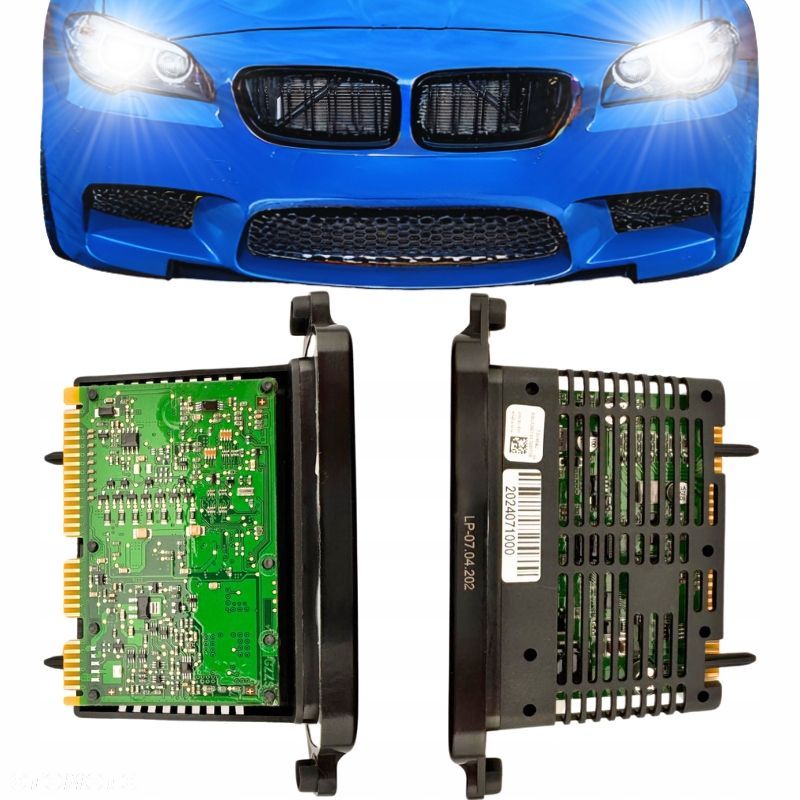 Kaseta sterownik TMS modułu lamp SKRĘTNYCH AHL do BMW 5 F10 F11 F07 7304592 - 1