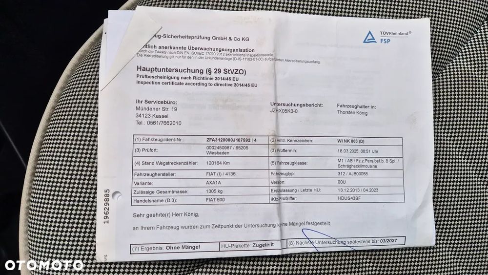 Fiat 500 1.2 Lounge - 14