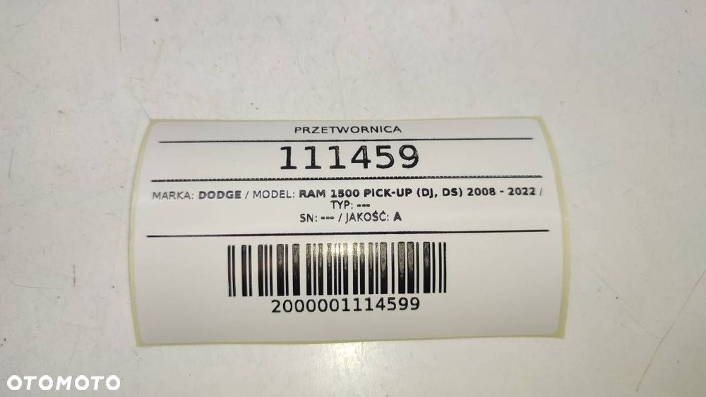 PRZETWORNICA MODUŁ LAMPY PRZÓD LED RAM 1500 2020 6002TZ0285 - 5