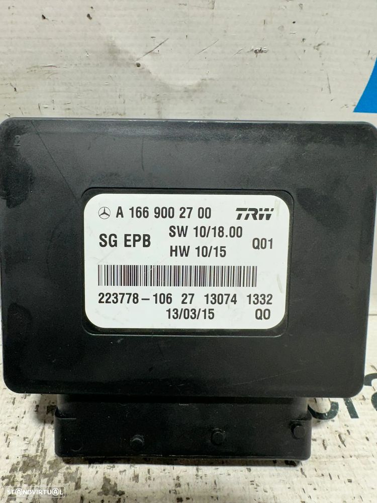 .Modulo Unidade Controlo Assistência Estacionamento Parque Eletrico EPB Original TRW  Mercedes Benz A1669002700 2004 - 2011 - 8