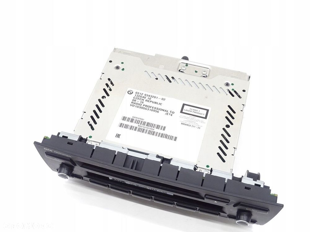 RADIO RADIOODTWARZACZ CD BMW PROFESSIONAL BMW X1 E84 9343201 - 4