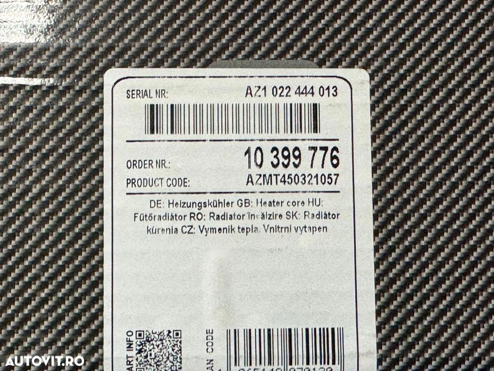 10399776 | Radiator Incalzire | Dacia Duster - 3