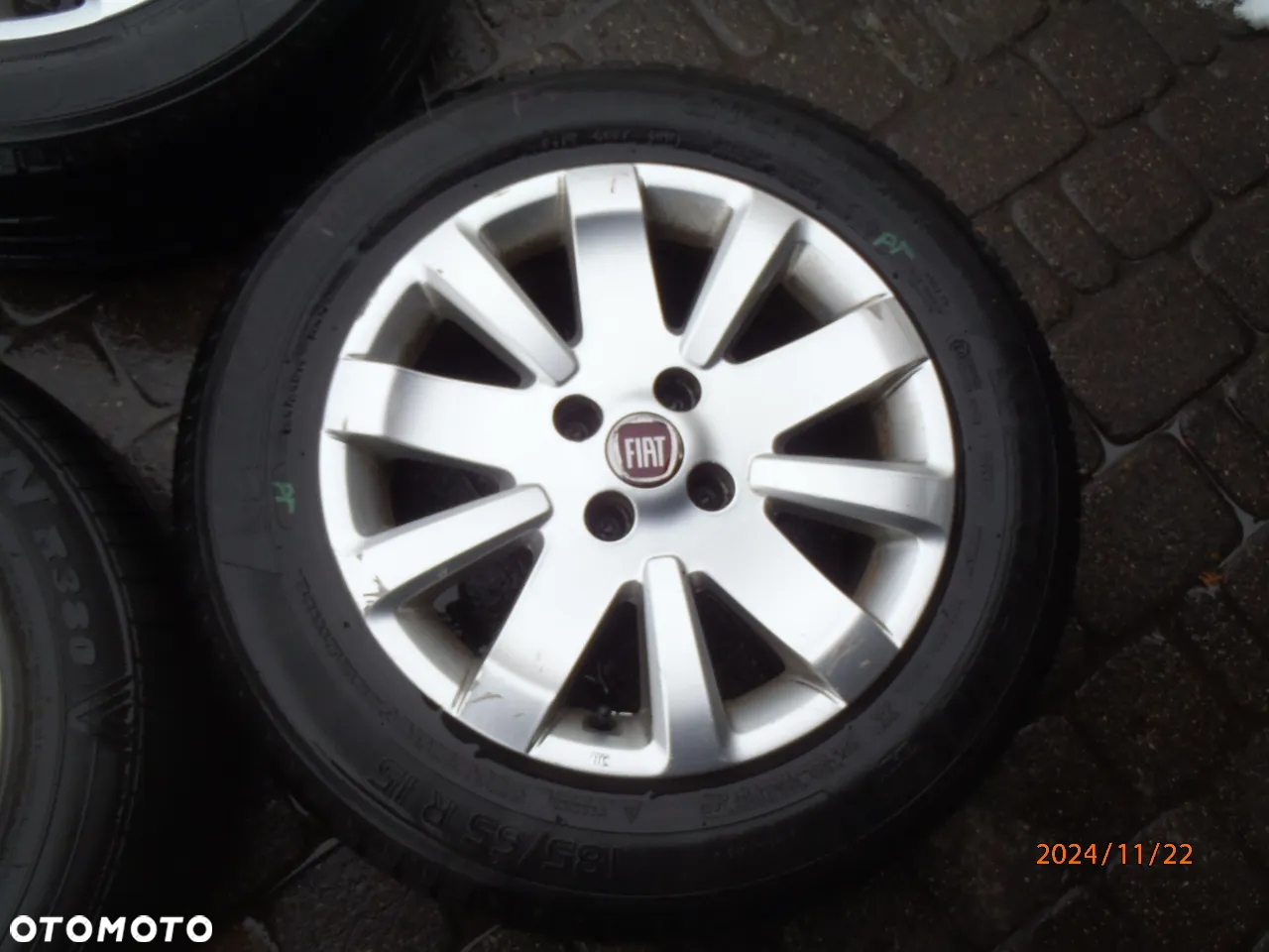 felga felgi alufelga alufelgi alu felgi fiat 500 punto grande evo fiorino Qubo nemo bipper doblo albea multipla palio punto II lift 15 4x98  6j15h2 madei in turkey 51889292  51906851 oryginał fiat - 9