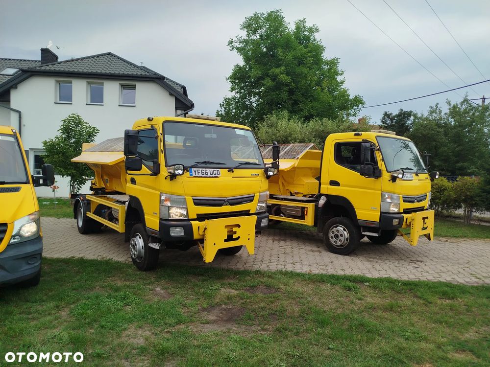 Mitsubishi Canter 6c18 Fuso 4x4 4wd gritter Pługo piaskarka Solarka komunalny 3.0 // 180KM //2016//48 000km// daily unimog Schmidt pfau rexter econ - 3