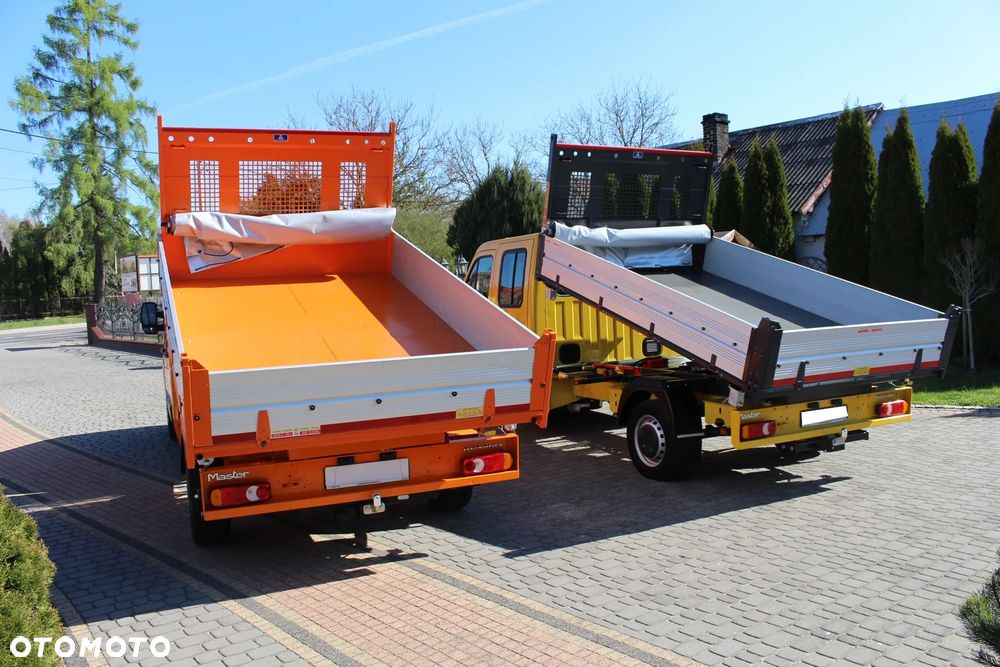 Renault MASTER / MOVANO / BRYGADÓWKA / DOKA / WYWROTKA / 6 OSÓB / POLSKI SALON / NISKI PRZEBIEG / - 5