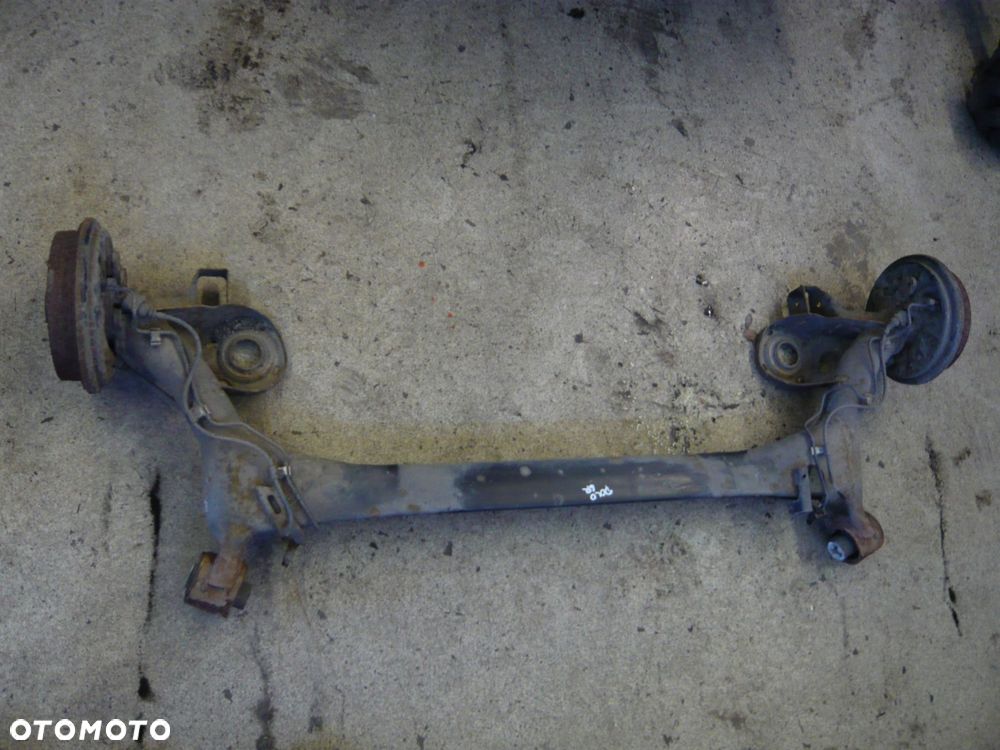belka zawieszenia tylnego oś wózek sanki komplet volkswagen polo 6r - 1