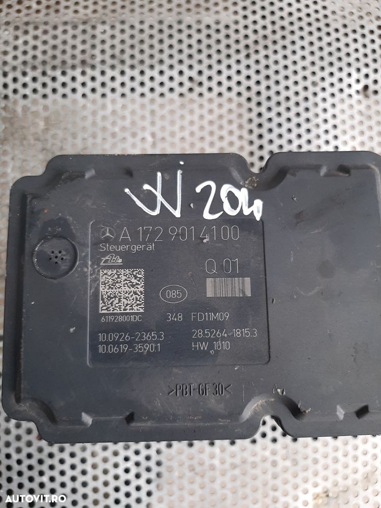 Modul Pompa Unitate ABS Mercedes C Class W204 An 2008-2009-2010-2011-2012-2013-2014-2015 Cod A1729014100 Vanduta De Firma Cu Garantie - 5