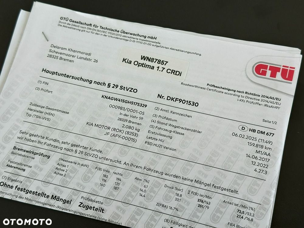 Kia Optima 1.7 CRDI GT Line DCT - 39