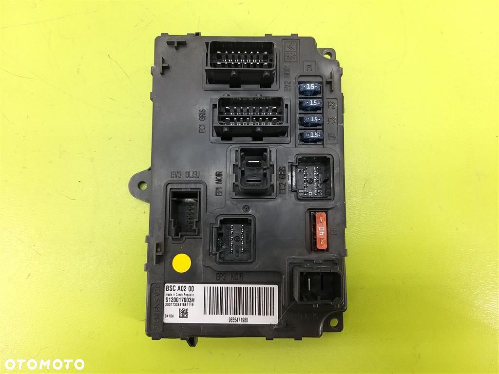 Moduł sterownik skrzynka BSC Peugeot 407 2.2B 16V 2004-2011  S120017003 - 1
