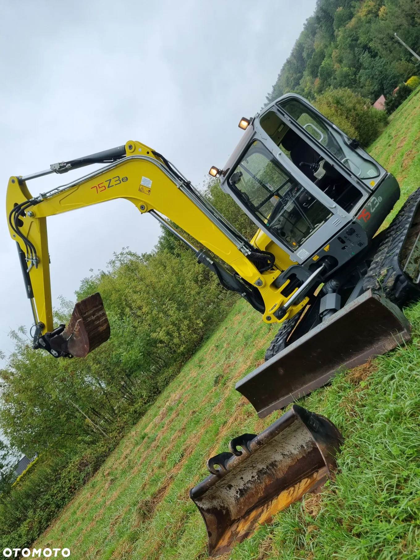 Wacker Neuson 75Z3 Koparka Gąsienicowa 8 ton jak Nowa z Norwegii 2015r Klima 2300mtg  Zero luzów wycieków Serwisowana w Dekra Silnik Yanmar pompa ON - 28