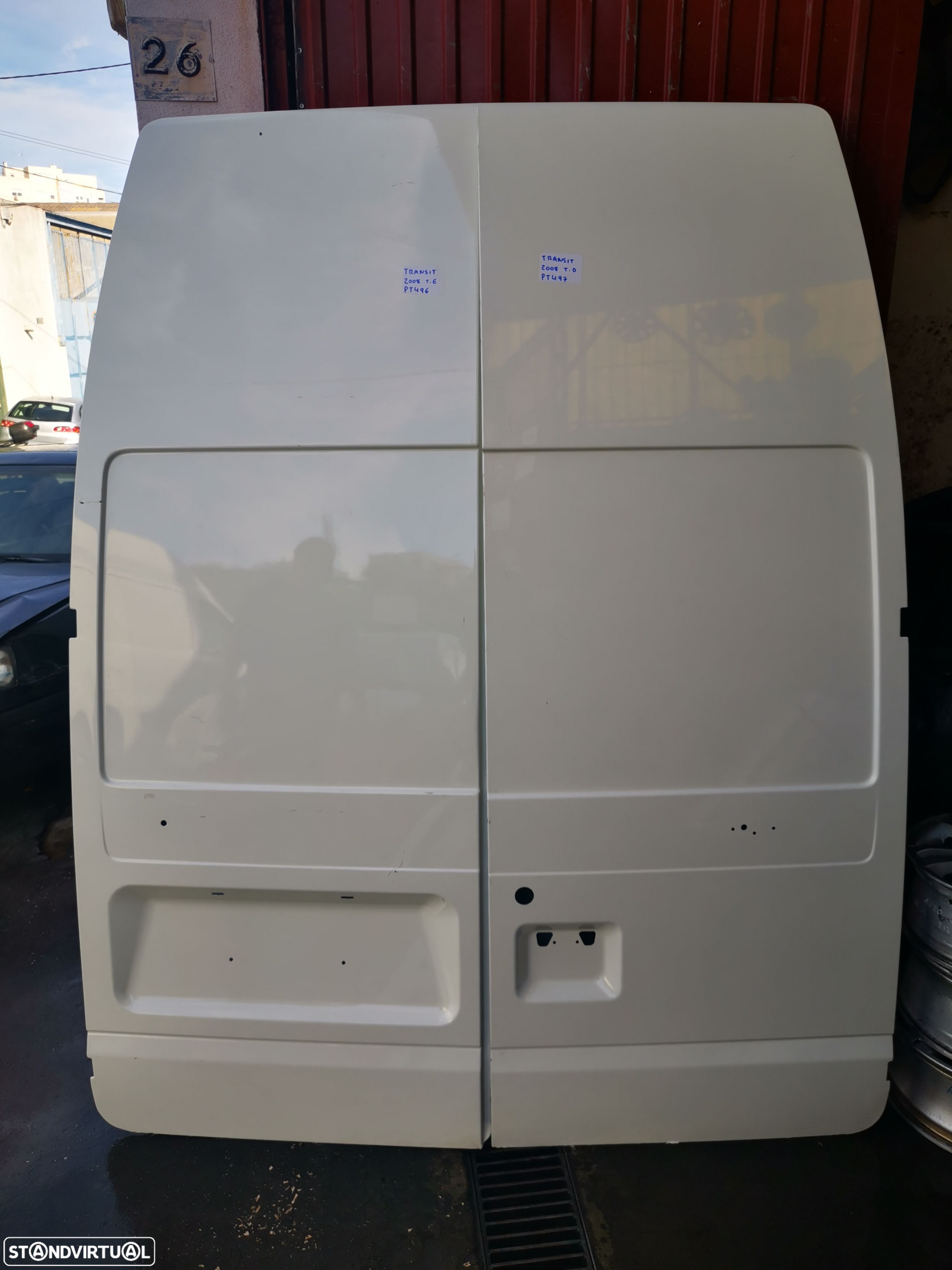 FORD TRANSIT PORTAS TRÁS MALA DUPLAS - PT496 PT497 - 1
