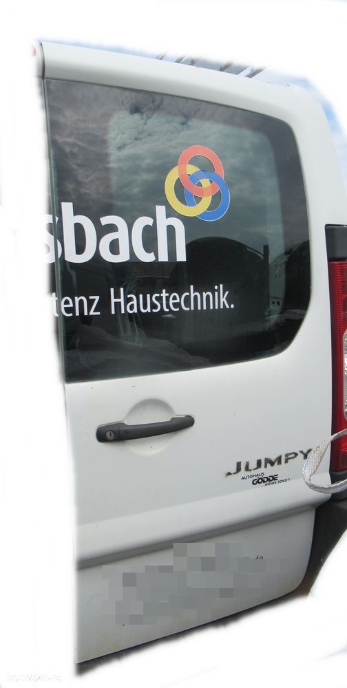 CITROEN JUMPY II SCUDO EXPERT DRZWI TYŁ TYLNE PRAWE SKRZYDŁO PRAWY TYŁ - 1