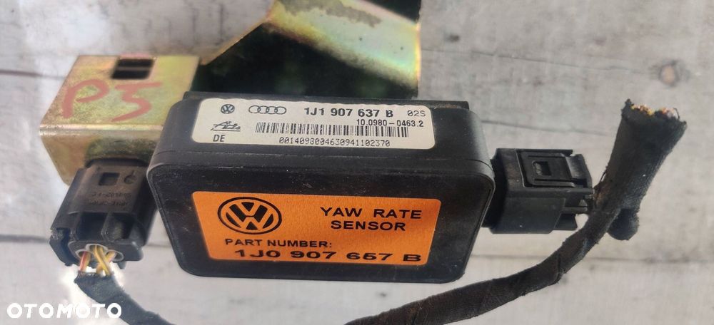 Audi A3 Golf VI mk4 Czujnik przyspieszenia ESP 1J0907657B - 3