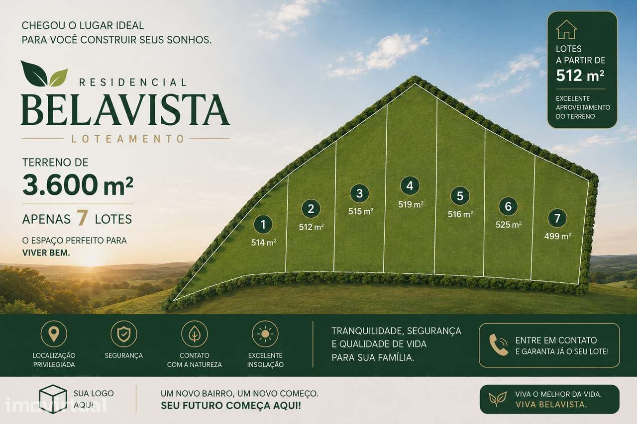 TERRENO PARA CONSTRUÇÃO DE MORADIAS - ALVARELHOS - Grande imagem: 2/10