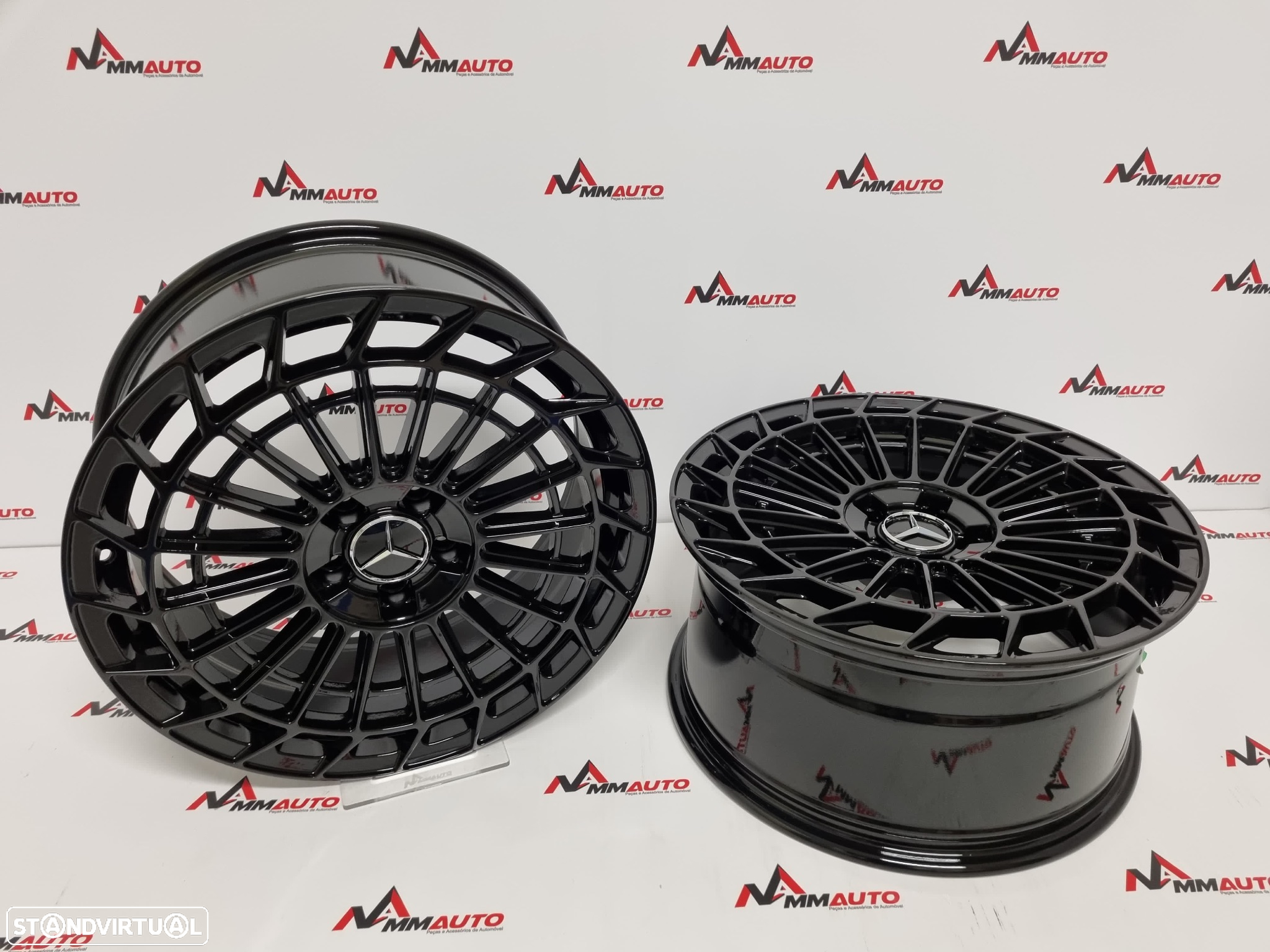 Jantes Mercedes Classe S S580 SRX06 Preto Brilho 19 - 3