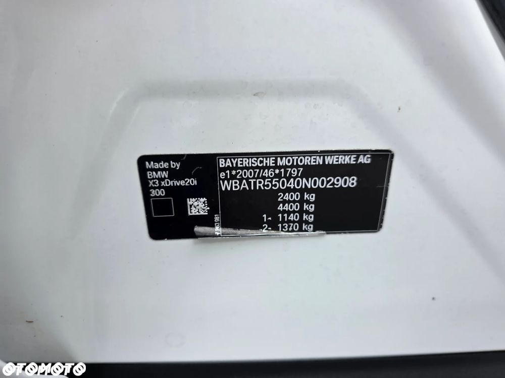 BMW X3 xDrive20i GPF xLine sport - 36
