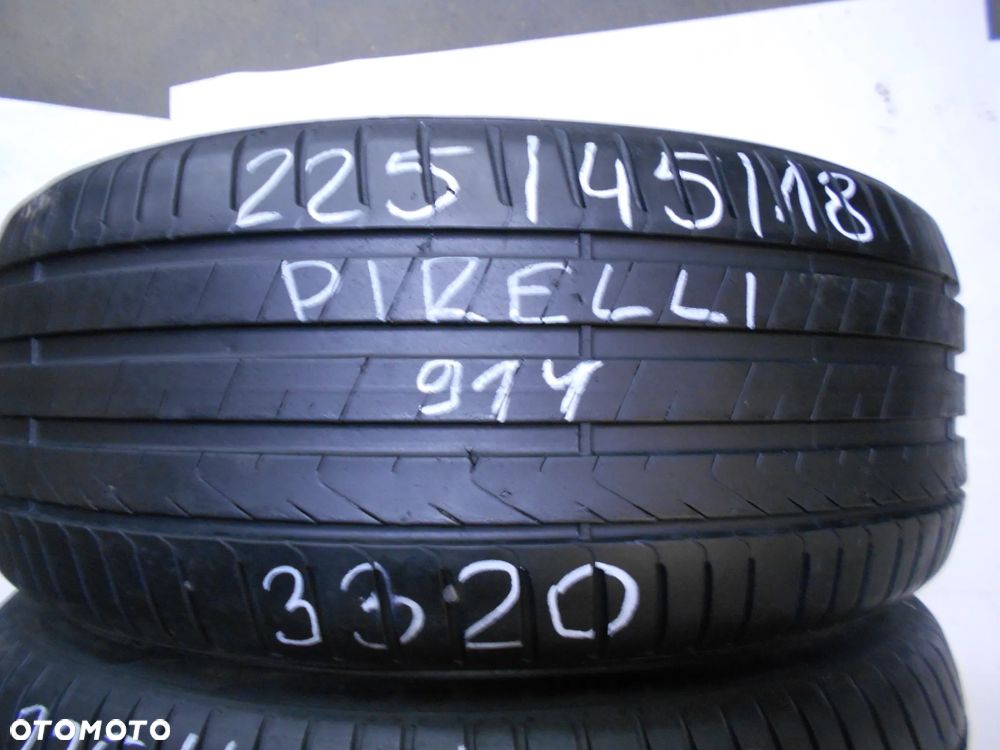 OPONY 225/45R18 PIRELLI CINTURATO P7 DOT 3320 7MM - 2