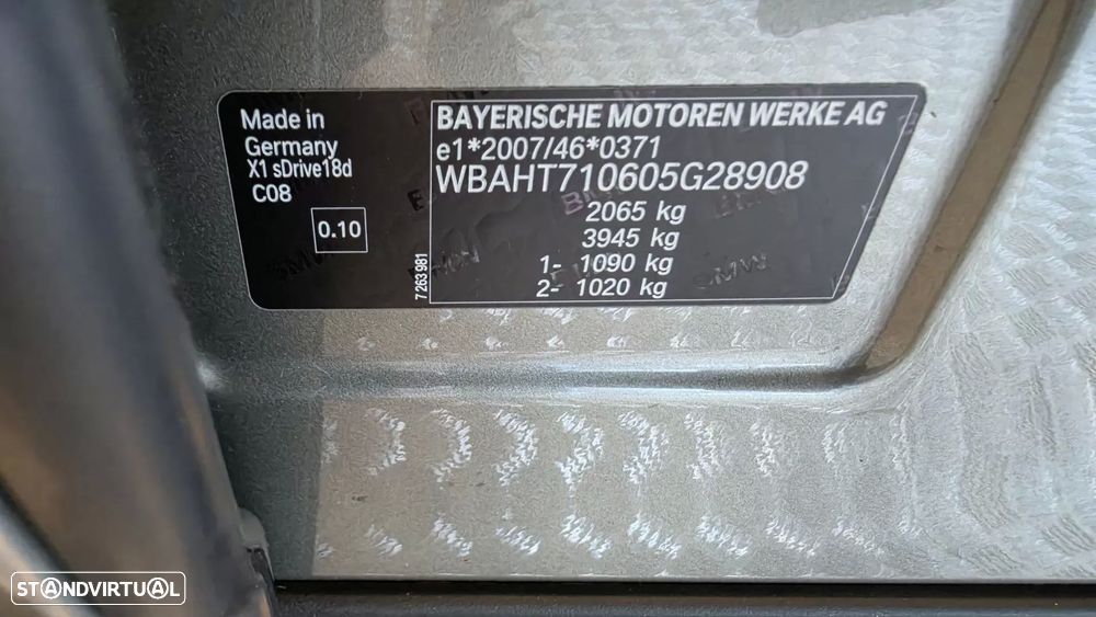 BMW X1 18 d sDrive Auto - 52