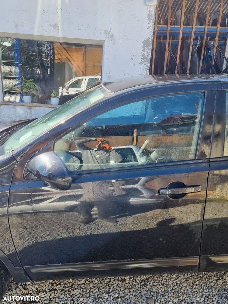 Usa Stanga Fata Nissan Qashqai Facelift 2010 - 2013 SUV 4 Usi Vulkanschwarz Metalizat ... - 1