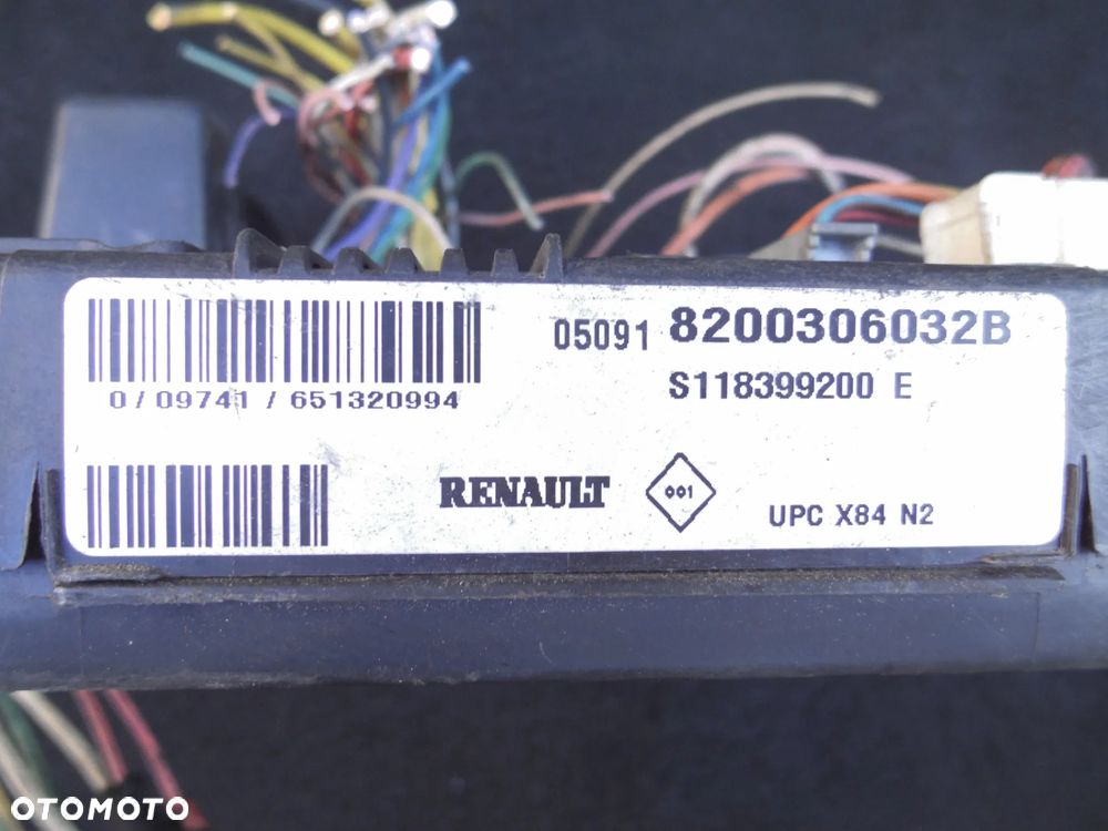 SKRZYNKA-MODUŁ UPC SCENIC II MEGANE II 8200306032B + WTYCZKI INSTALACJA - 5