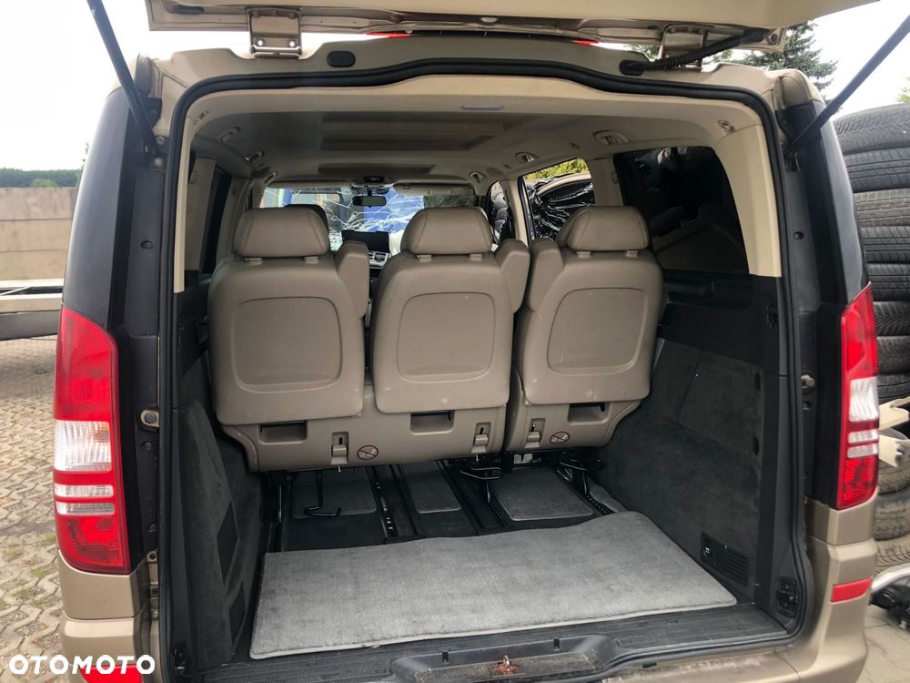 FOTELE WNĘTRZE BOCZKI PODSUFITKA STOLIK PÓŁSKÓRA MERCEDES W639 VIANO VITO - 13