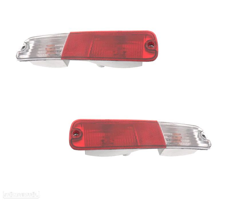 FAROLINS PÁRA-CHOQUES TRASEIRO PARA MITSUBISHI MONTERO PAJERO 00-06 - 1