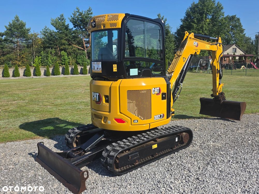Caterpillar CAT 302.7 CR mini koparka szybkozłącze 3 łyżki piękna serwisowana 1 wł JCB sprowadzona w oryginale - 23