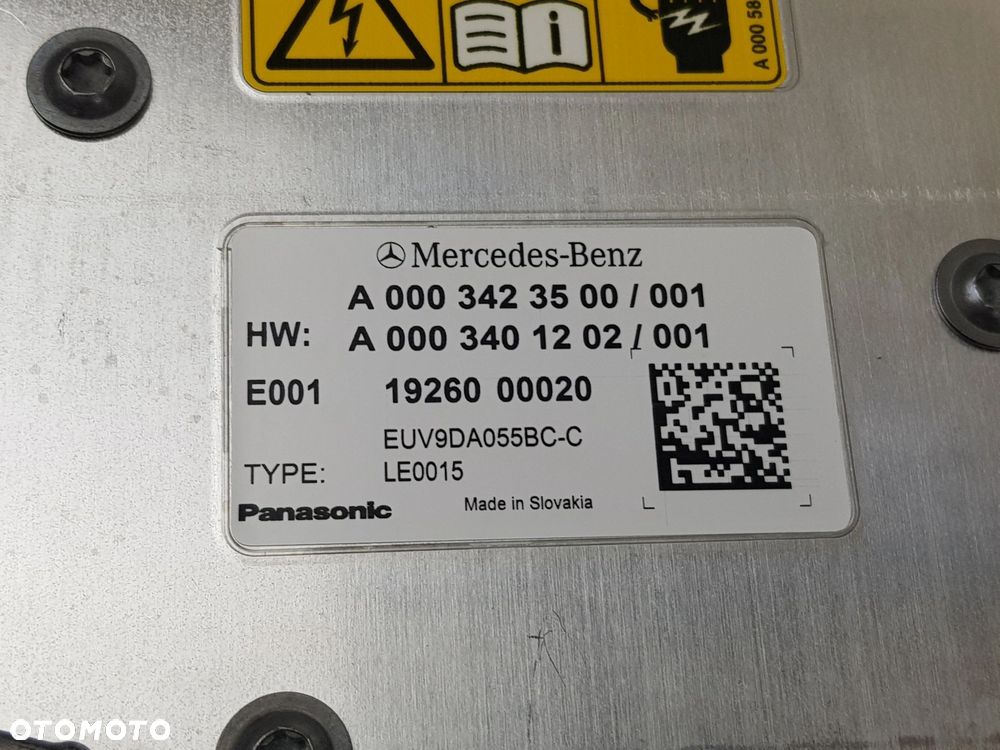 NOWA ORYGINALNA Przetwornica Falownik napięcia konwerter Mercedes A0003423500 transformator napięciowy EQA EQB W243 W247 - 7