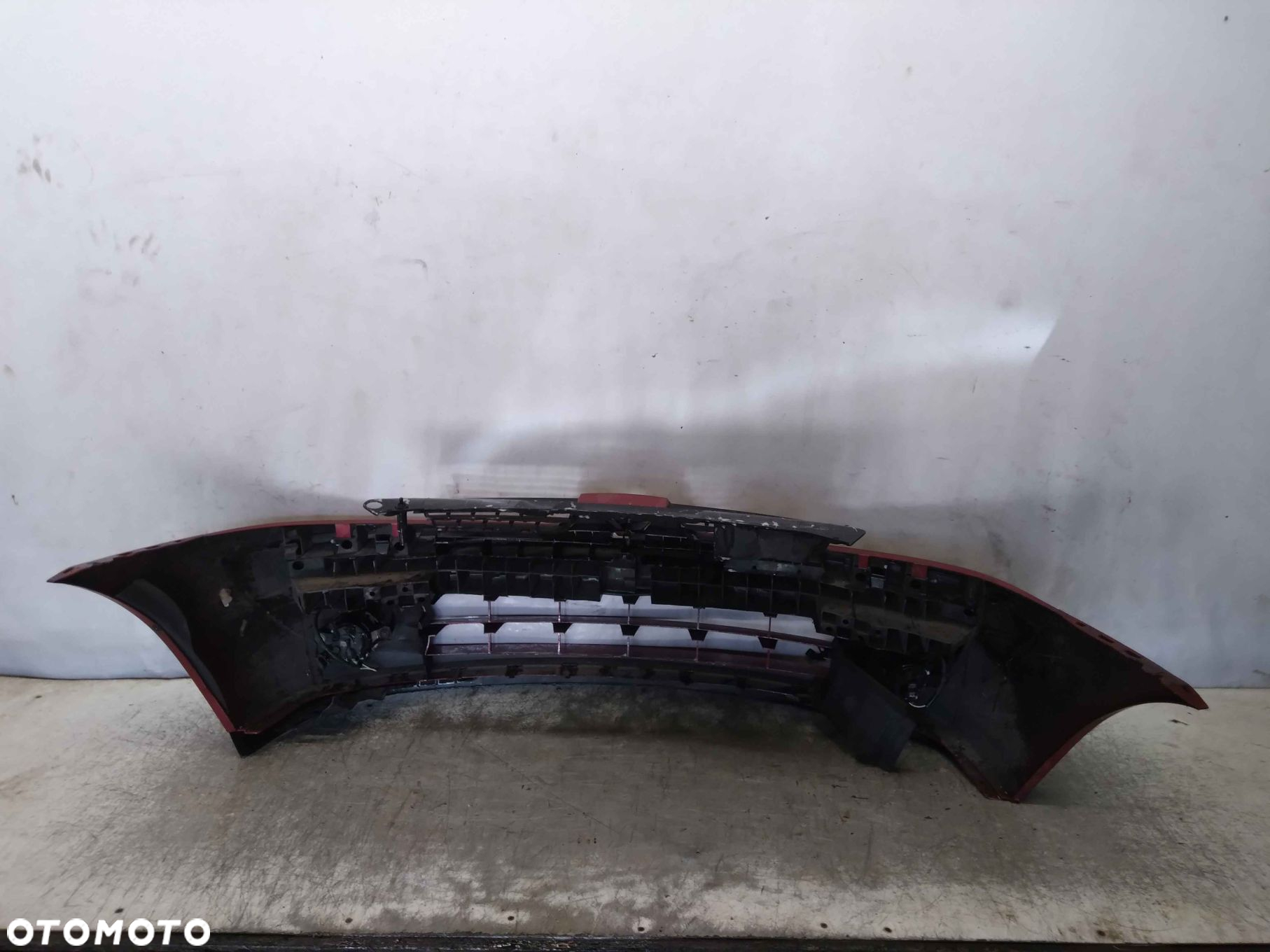 ZDERZAK PRZÓD PRZEDNI RENAULT CLIO 2 II LIFT FL TEB76 BORDO BORDOWY HALOGENY - 5