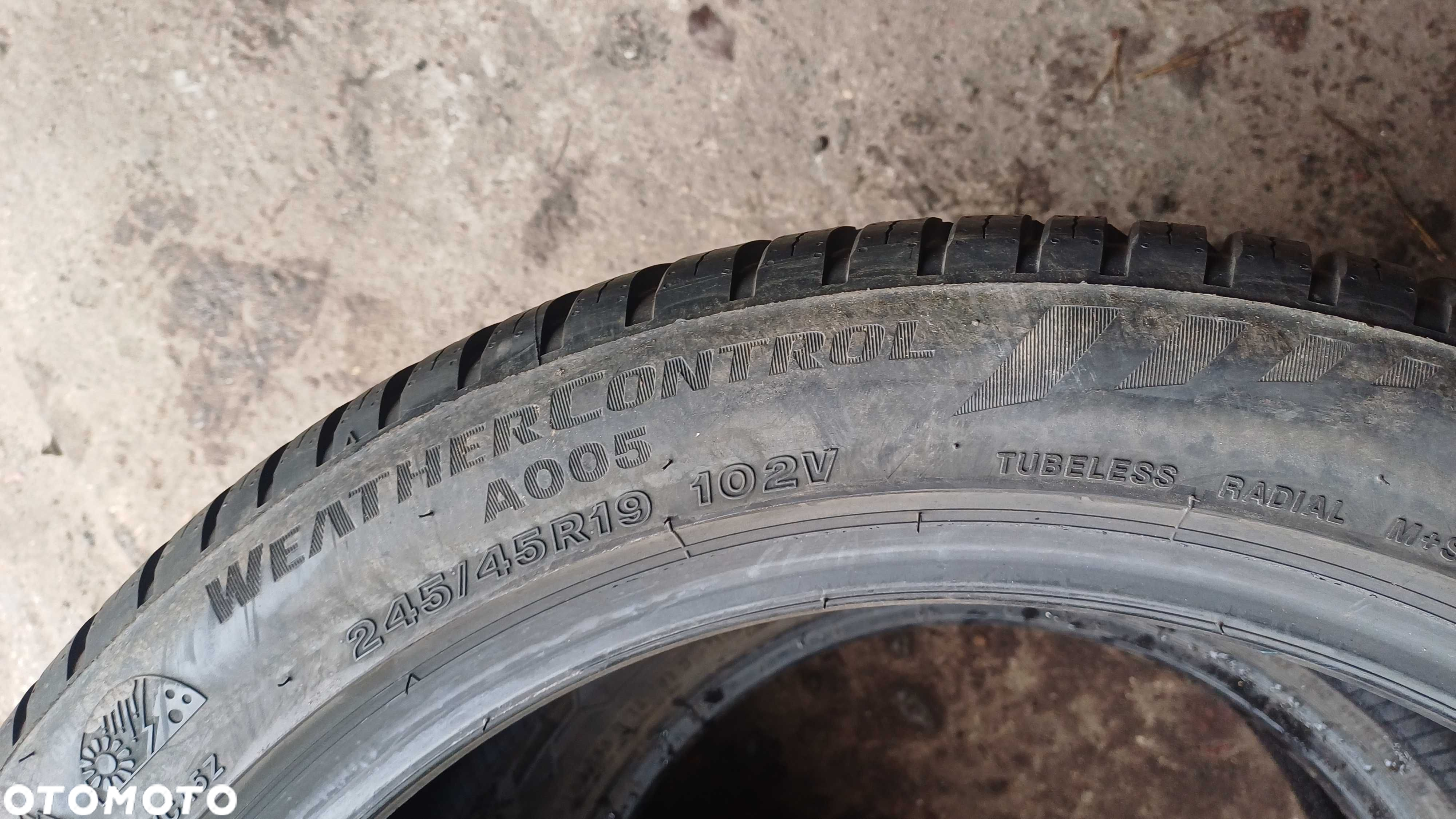 Bridgestone WeatherControl A005 245/45 R19 102V 2019r Demo - 5