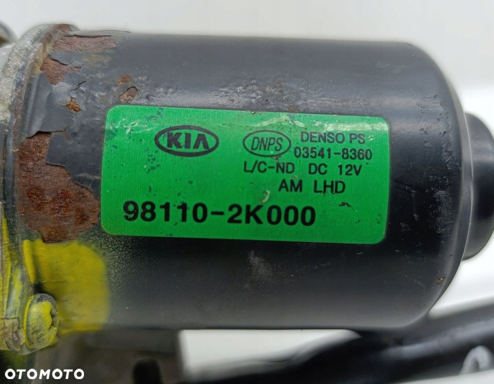 MECHANIZM WYCIERACZEK PRZÓD KIA SOUL I 1.6 CRDI 96140-2K400 - 6
