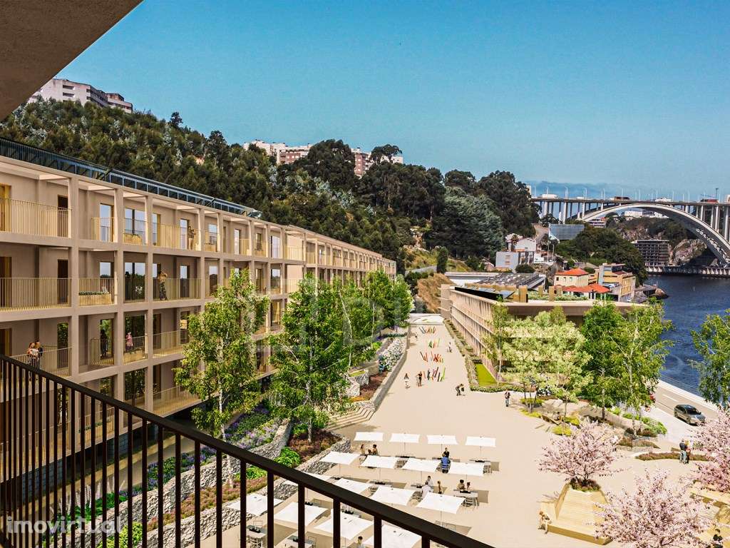 Apartamento T2 com área exterior, junto ao Rio Douro - Grande imagem: 5/102