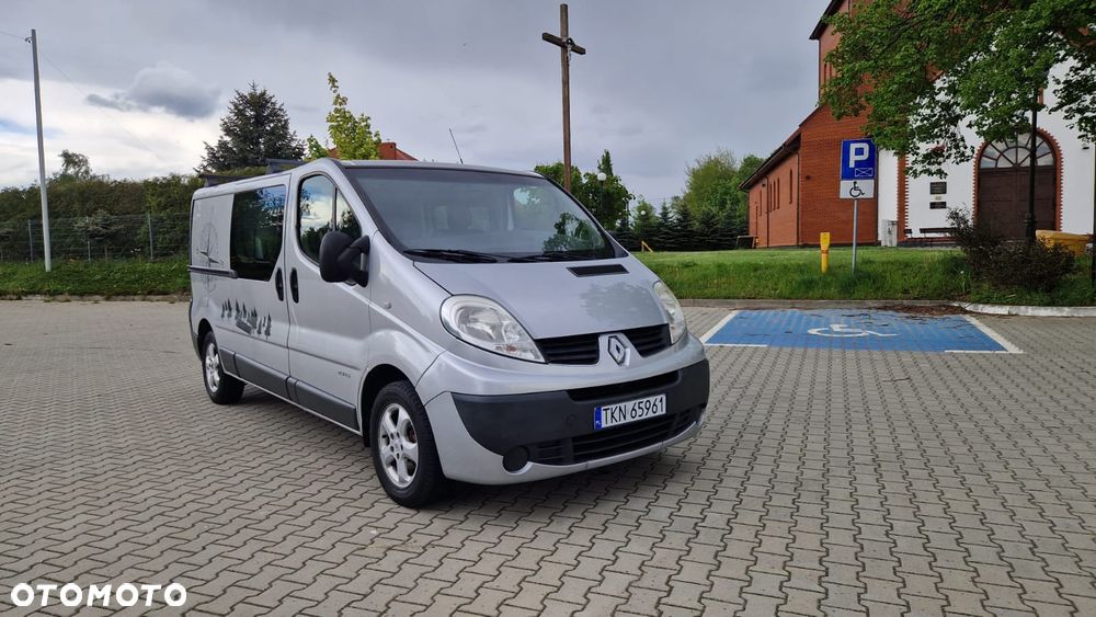 Renault TRAFIC L2H1 Długi Klima Elektryka Navi Tempomat Dubel Kabina 6os Brygadówka - 3