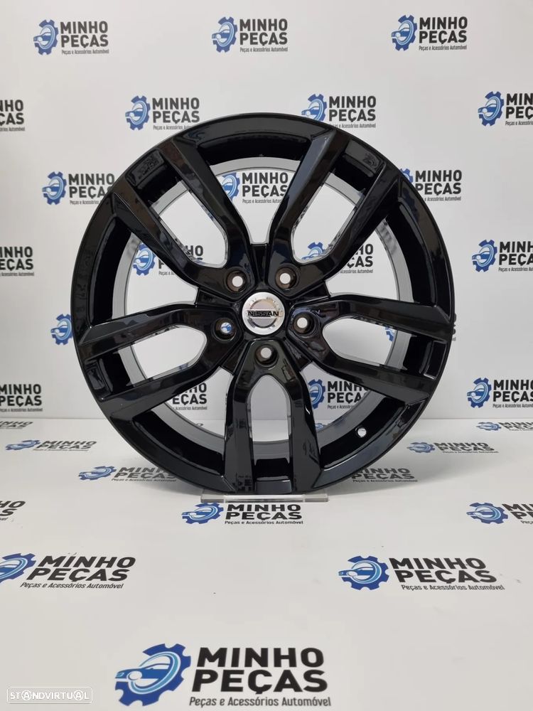 Jantes Nissan Qashqai em 18 Preto Brilho (5x114.3) - 8