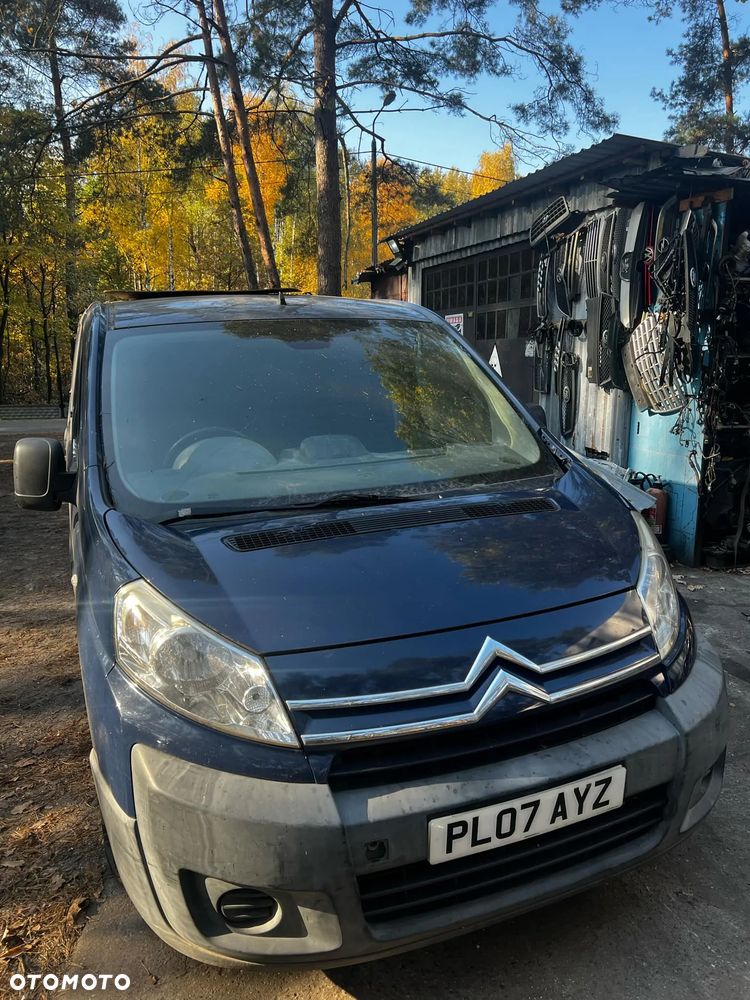 CZĘŚCI - CITROEN Dispatch Jumpy Scudo Peugeot Expert  DRZWI, LAMPY, ) - KNPB Niebieski Zderzak Tył - 2